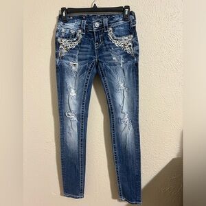 Women’s MissMe jeans with decorative detailing size 24